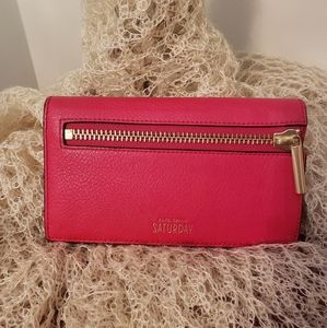 Kate spade Saturday red wallet